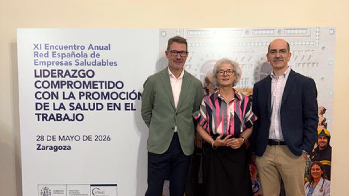 Directora general de ICASST recibe el testigo para el encuentro anual de Empresas Saludables en acto celebrado en Zaragoza