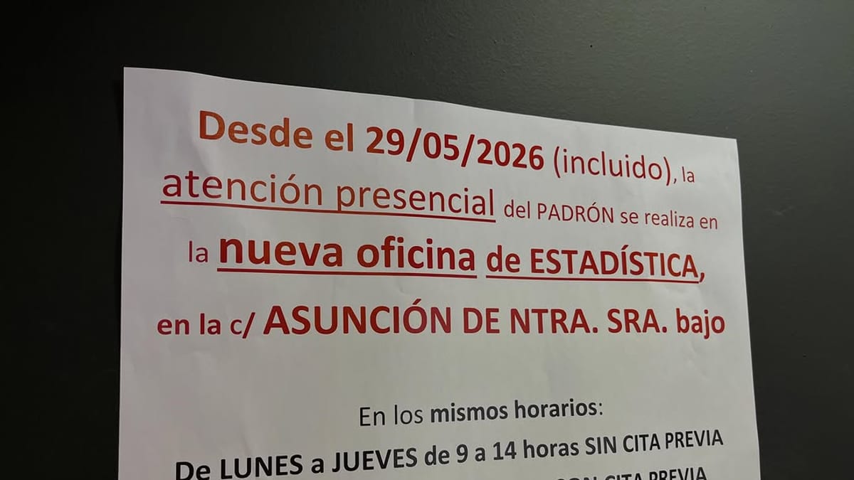 Fachada e interior de la nueva Oficina de Estadística del Ayuntamiento ubicada en la calle Asunción de Nuestra Señora