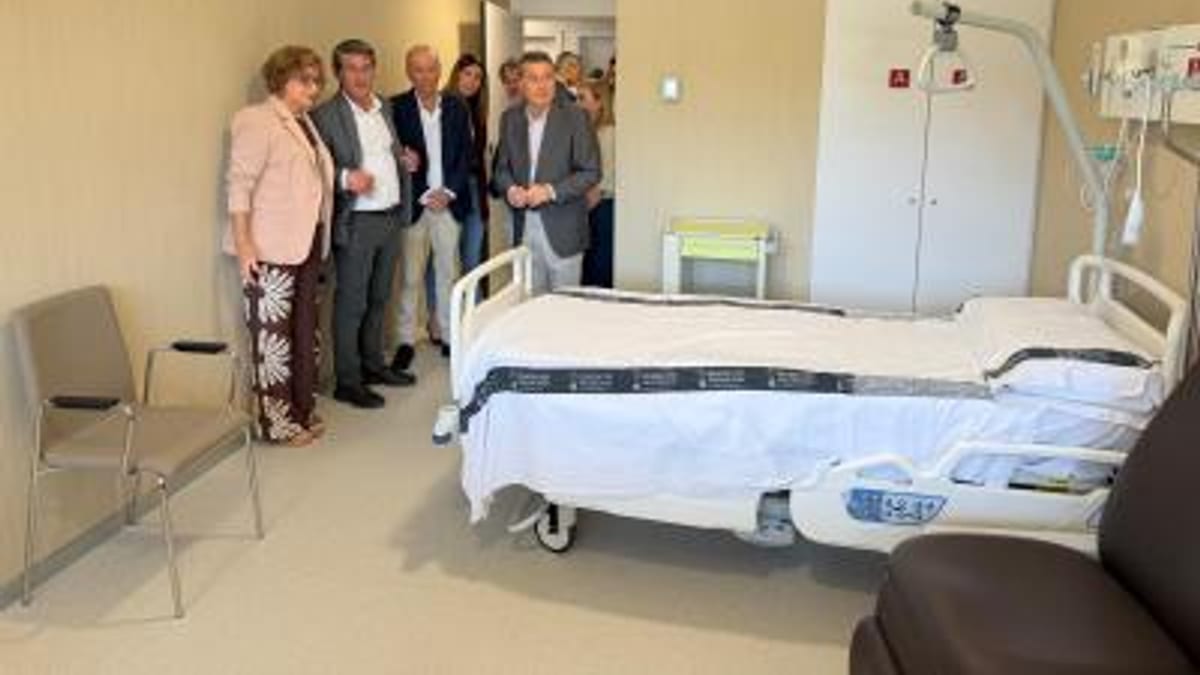 Fachada del nuevo Hospital de Ontinyent, moderna infraestructura sanitaria de la Generalitat Valenciana