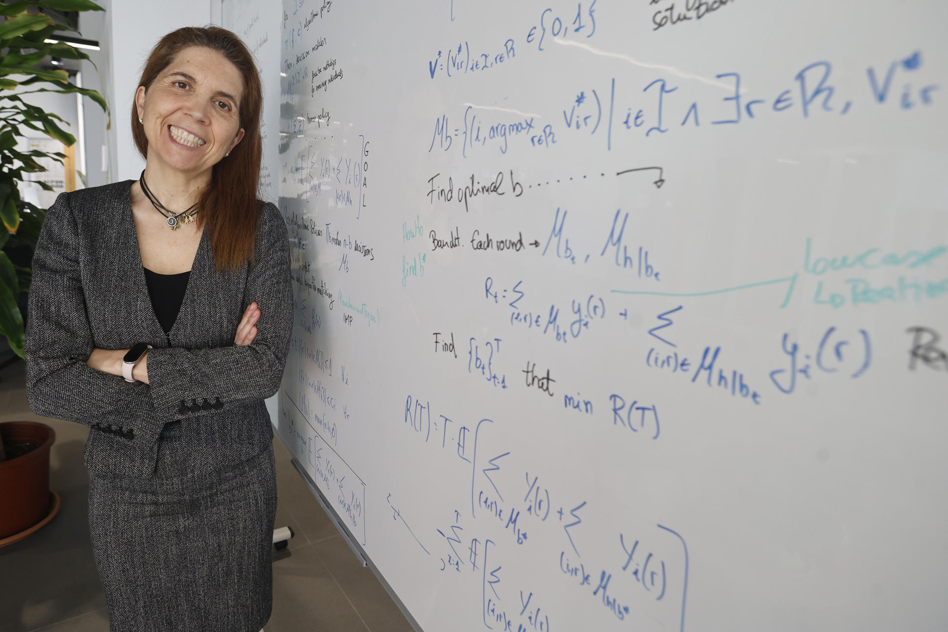 La ingeniera Nuria Oliver, flamante Premio Nacional de Investigación en el área de Matemáticas y Tecnologías de la Información, habla con EFE de los retos de esta revolución tecnológica. EFE/ Morell