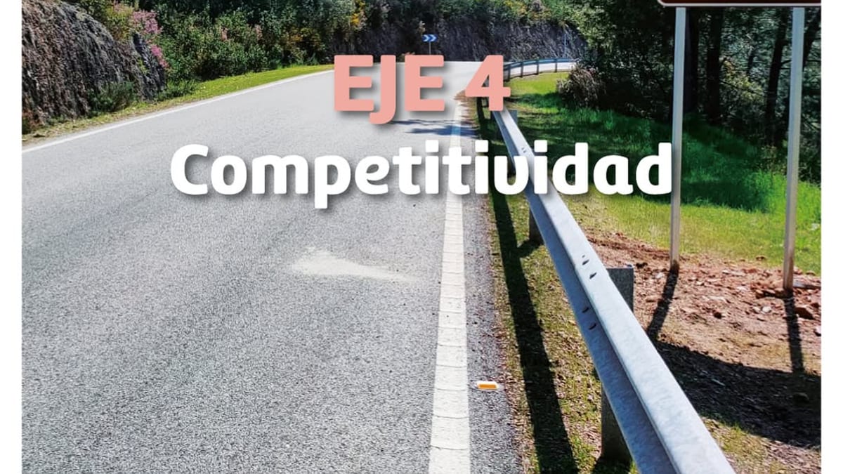 Cartel del Plan de Sostenibilidad Turística en Destino de la Sierra de Aracena y Picos de Aroche, financiado por la Unión Europea NextGenerationEU