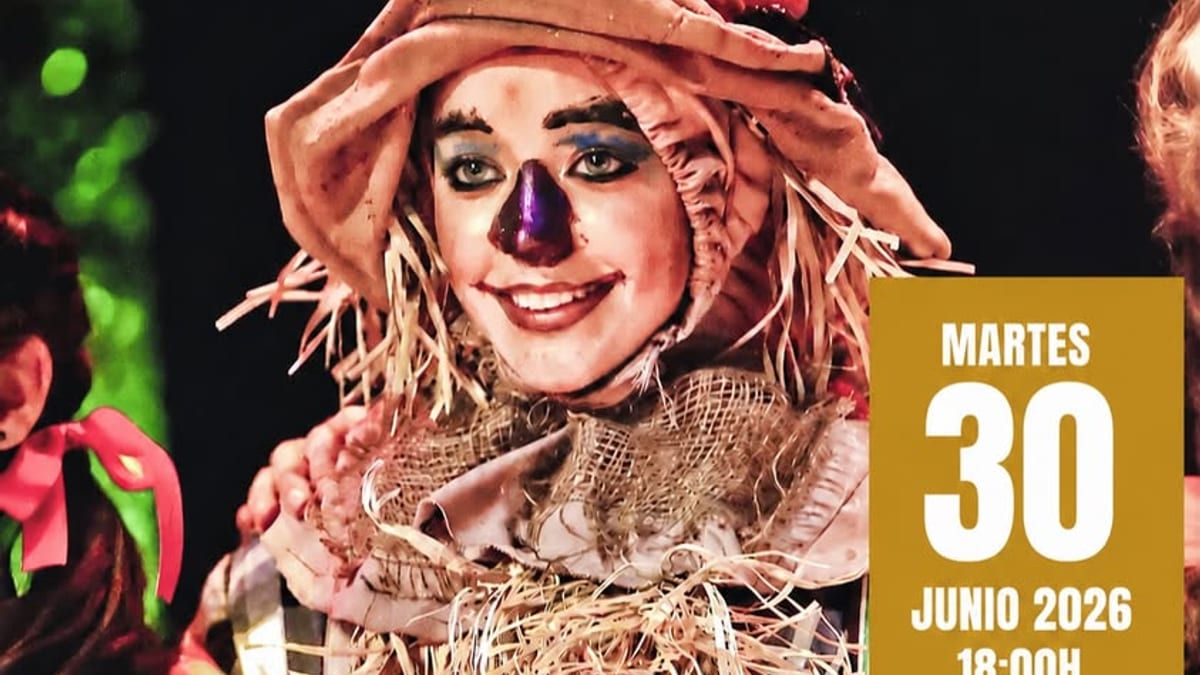 Cartel del musical El Mago de Oz del Taller Municipal de Teatro para Jóvenes de Sevilla la Nueva