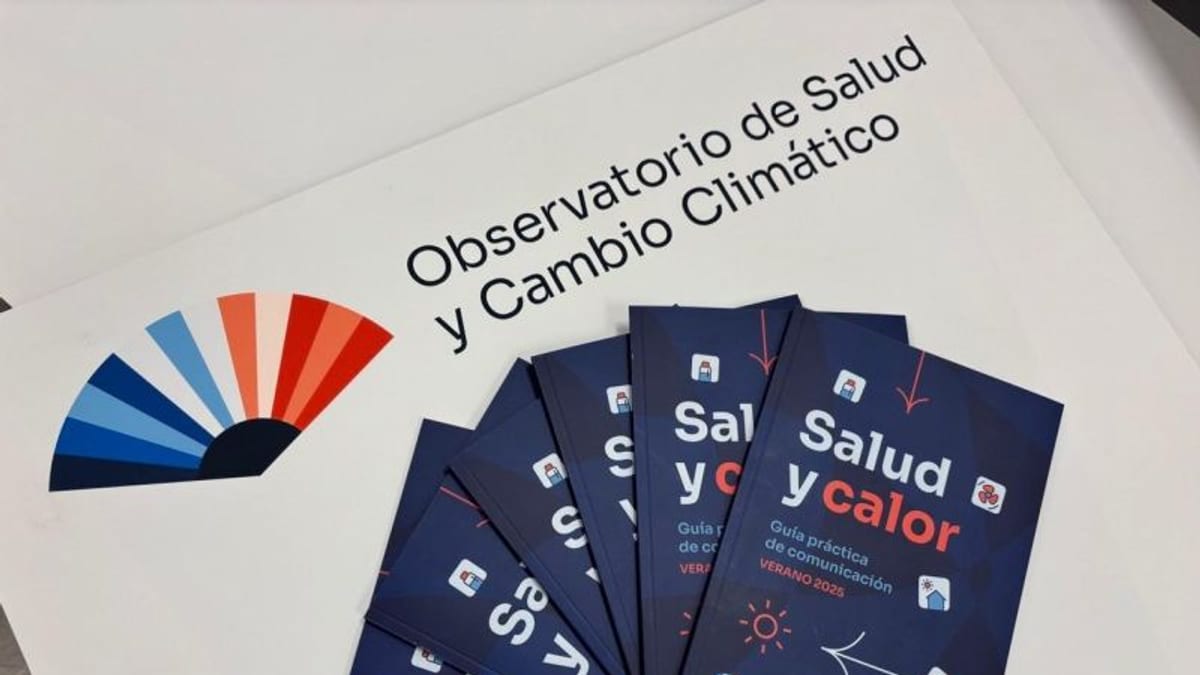 Portada de la Guía sobre Calor y Salud presentada por la OMS con participación del ISCIII
