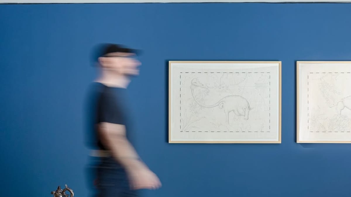 Cartel de exposición 'Objetos en Tránsito' de Pablo Sandoval en la Sala Martín Chirino