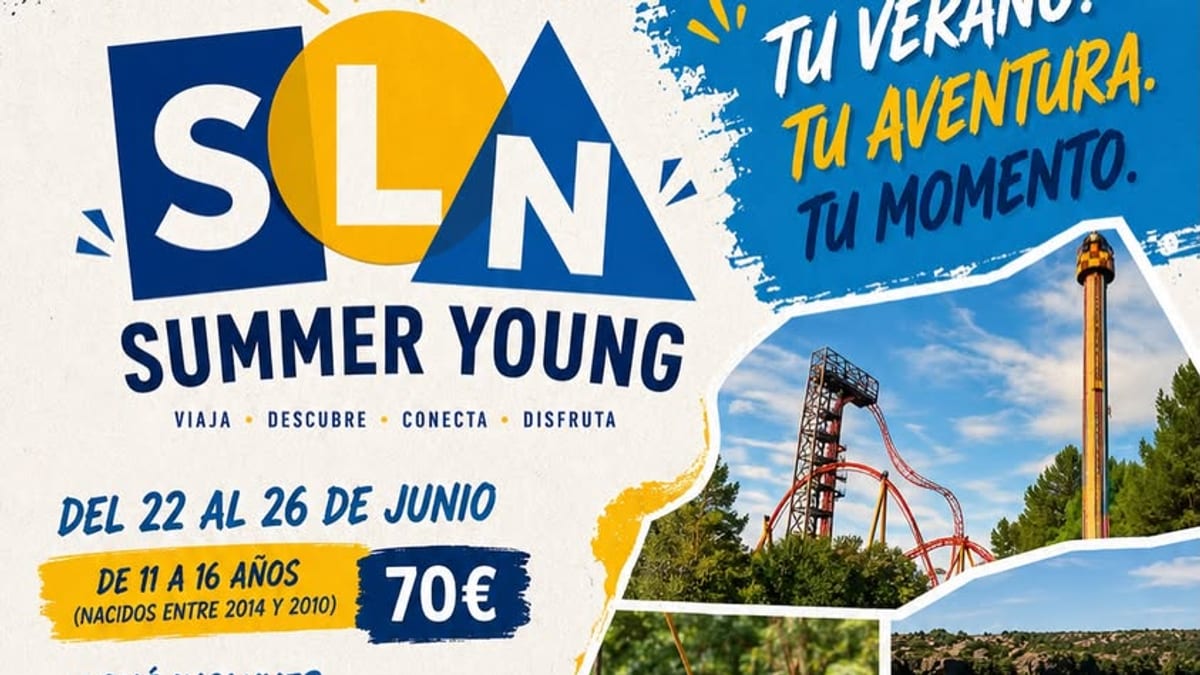 Cartel del Summer Young 2026 del Ayuntamiento de Sevilla la Nueva con información de preinscripción