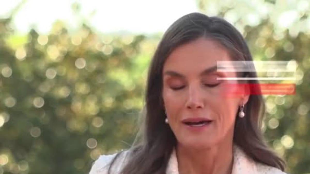 La Reina Letizia durante su mensaje de advertencia sobre los riesgos de sustituir tabaco por vapeadores