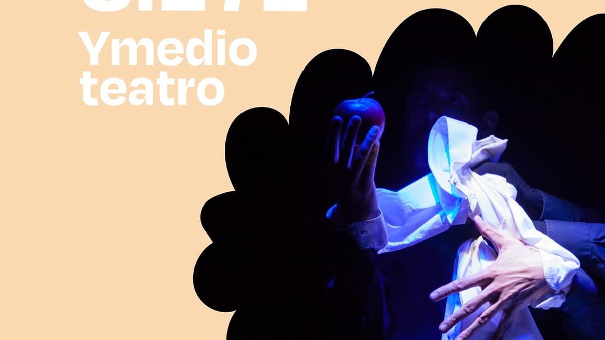 Cartel promocional de SIE7E y Medio Teatro, espectáculo de microteatro y títeres en Oviedo