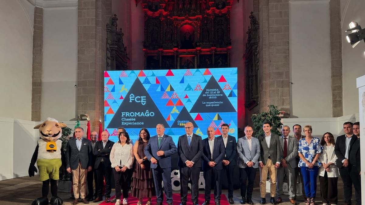Presentación de la III edición de Fromago Cheese Experience en la Diputación de Zamora con Javier Faúndez y Sara Fregeneda