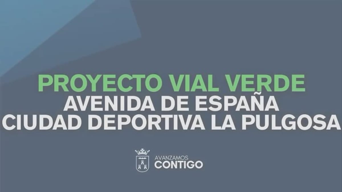 Primera piedra del proyecto Vial Verde de Albacete con conexión a la Avenida de España, Ciudad Deportiva y La Pulgosa