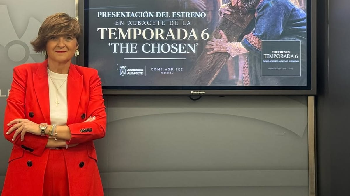 Cartel promocional del evento de estreno de 'The Chosen' temporada 6 en Albacete