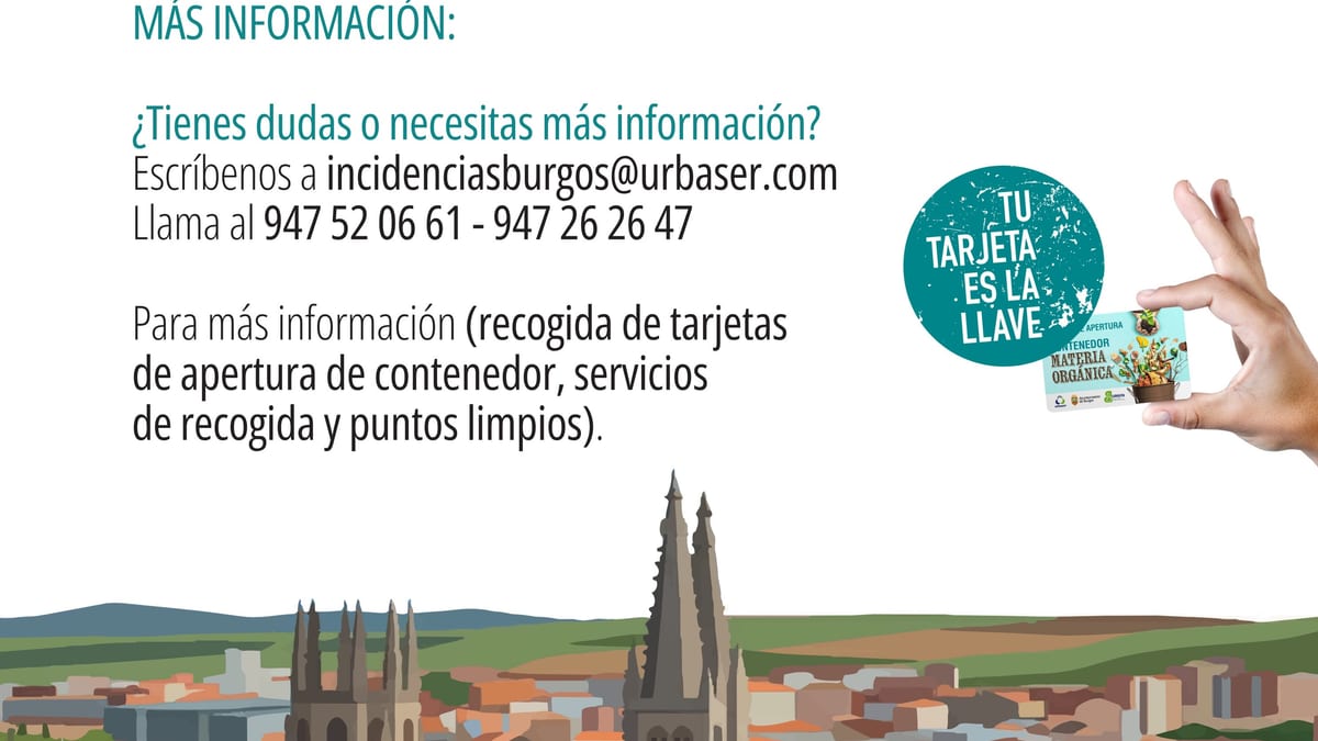 Cartel de la campaña Abre el marrón cierra el círculo del Ayuntamiento de Burgos