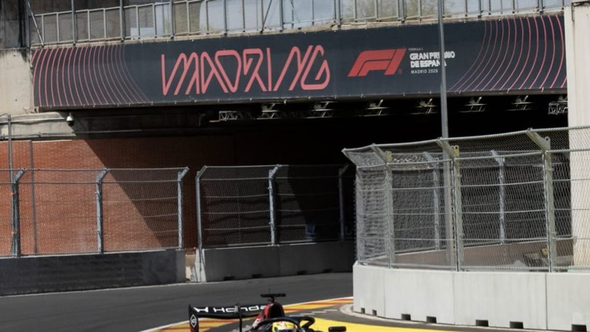 Cartel oficial del Gran Premio de España de Fórmula 1 Madrid 2025 en el circuito Madrid Ring