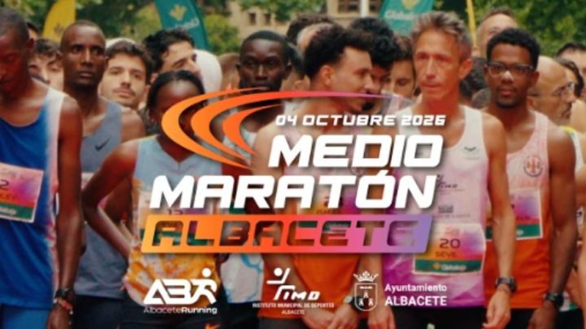 Cartel oficial 29º Medio Maratón Internacional Ciudad de Albacete 2026
