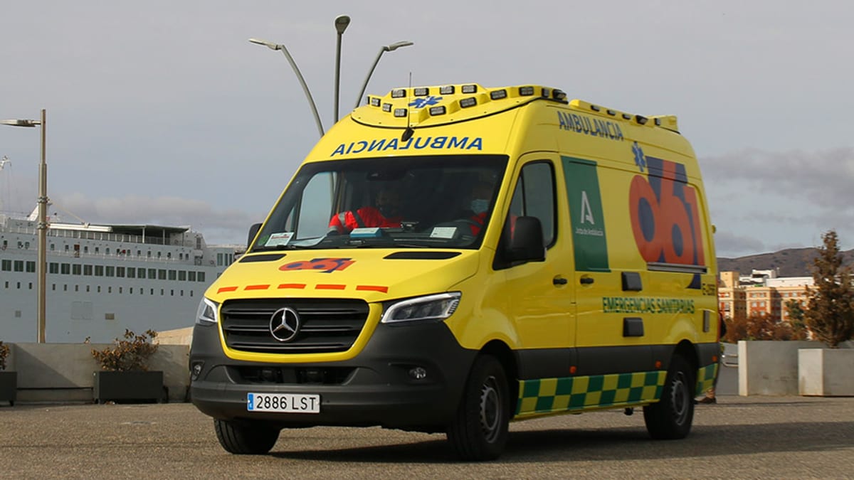 Ambulancia de emergencias del sistema 112 de Andalucía
