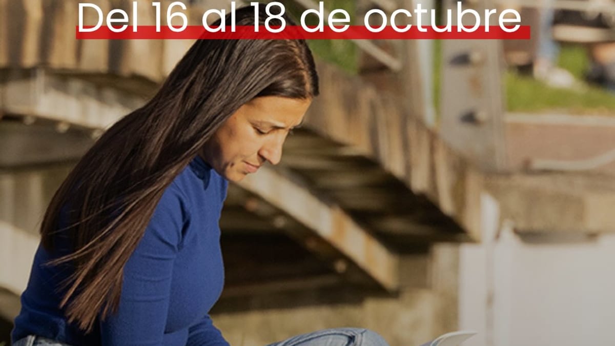 Cartel con propuesta de actividades de Tres Cantos para el fin de semana del 16 al 18 de octubre: arte, mercado local y teatro infantil