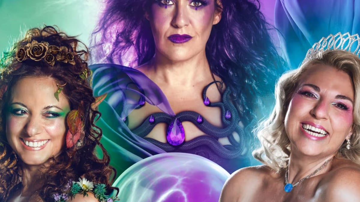 Cartel de Akelarre de Fantasía, aventura musical escrita y dirigida por José María del Castillo