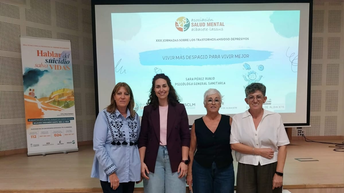 Inauguración de las XXX Jornadas sobre Trastornos Ansioso-Depresivos en Albacete con participación de la Asociación Lassus