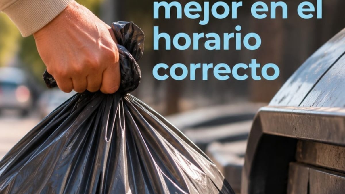 Campaña del Ayuntamiento de Alcobendas sobre recogida de residuos fuera de horario