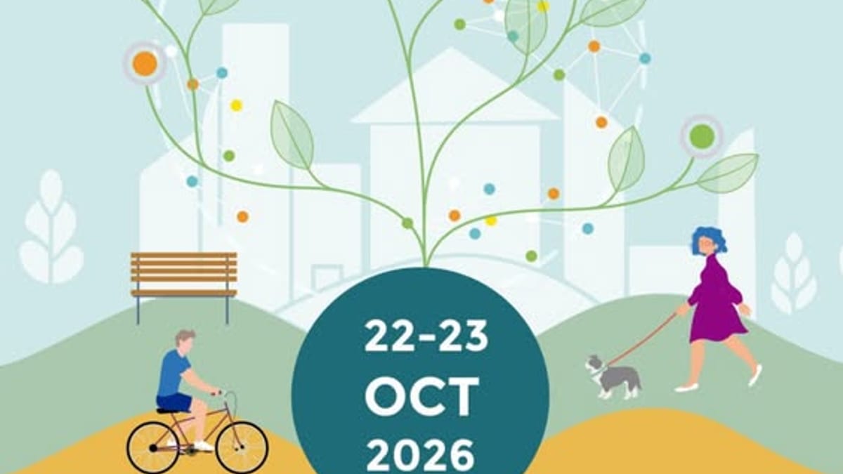 Cartel de la XIV Asamblea General de la Red de Gobiernos Locales +Biodiversidad de la FEMP, celebrada en Alcorcón el 22 y 23 de octubre de 2026
