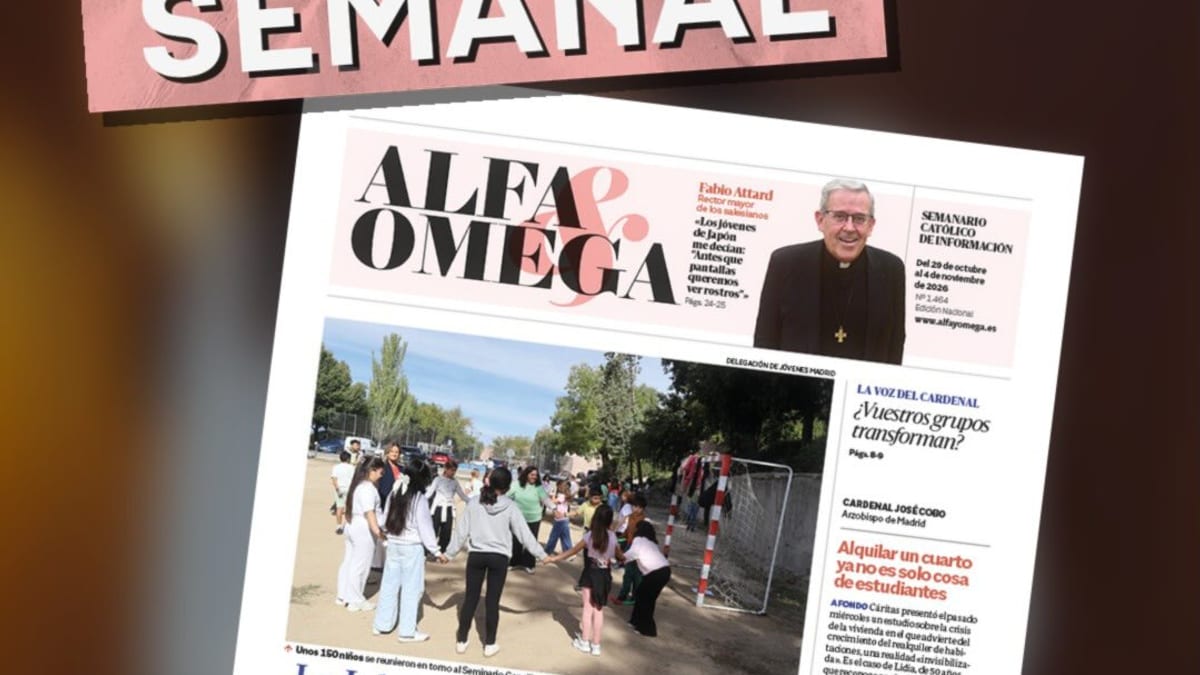 Portada de Alfa y Omega número 1.664, revista semanal de la Archidiócesis de Madrid, con los temas de actualidad de la semana del 29 de octubre al 4 de noviembre
