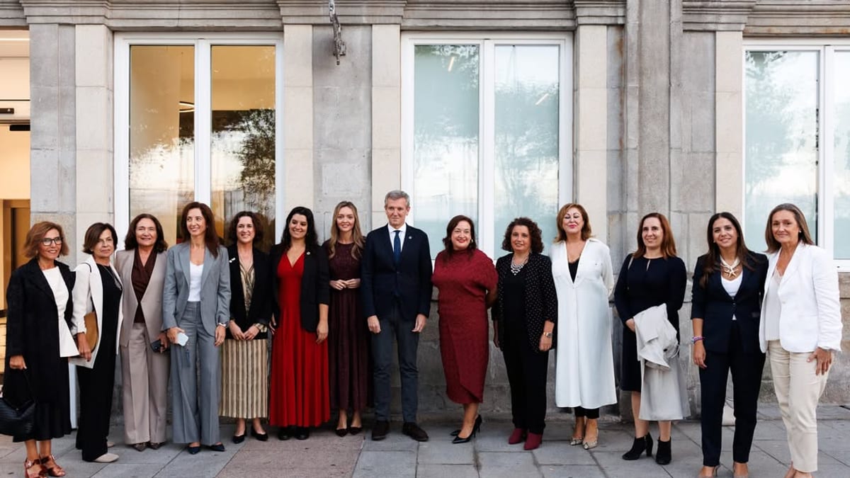 Alfonso Rueda Valenzuela en la XI edición de los Premios Ejecutivas de Galicia