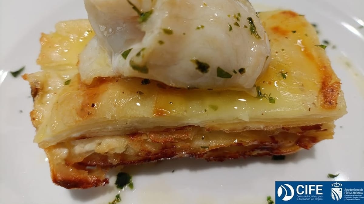 Platos elaborados por alumnos del certificado profesional de Operaciones Básicas de Cocina del CIFE de Fuenlabrada
