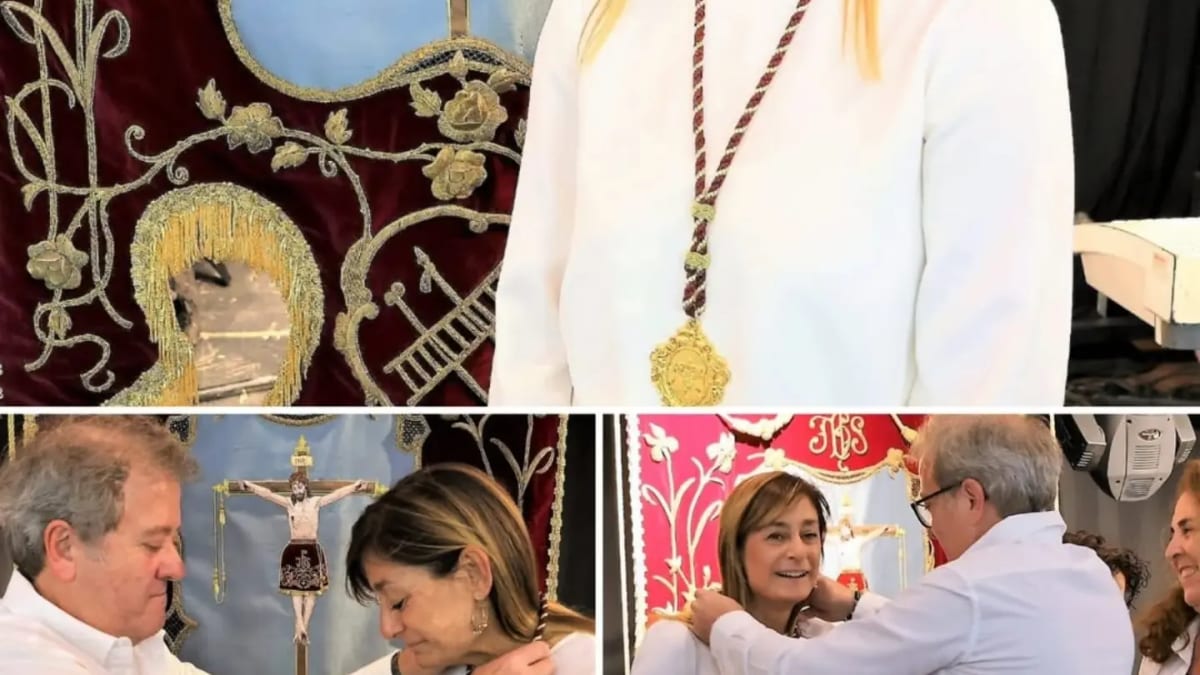 Ana Medrano Revilla, nueva presidenta de la Hermandad Cristo Villaviciosa, durante la Junta General celebrada en Villaviciosa de Odón