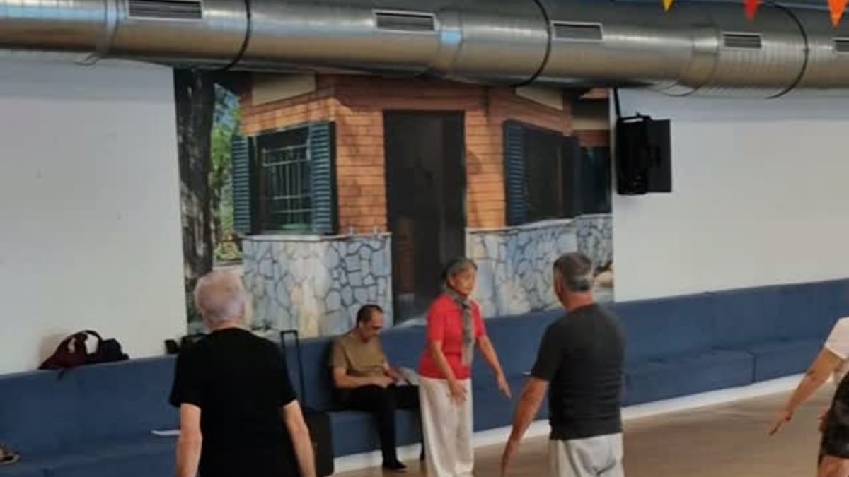 Interior del Centro de Mayores de Arganda con sistemas de climatización instalados