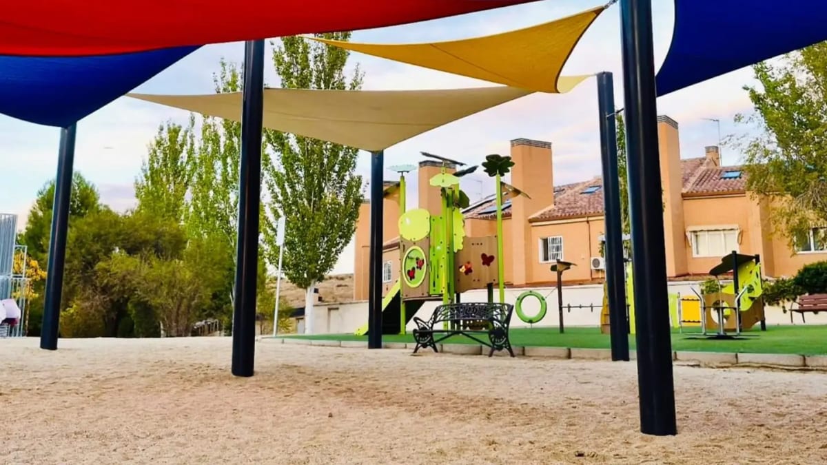 Propuesta de instalación de cubiertas textiles de sombreado en parques municipales de Arganda del Rey
