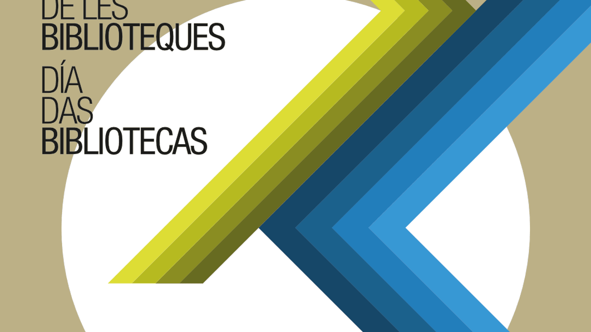 Cartel oficial del Día de las Bibliotecas 2026 del Gobierno del Principado de Asturias
