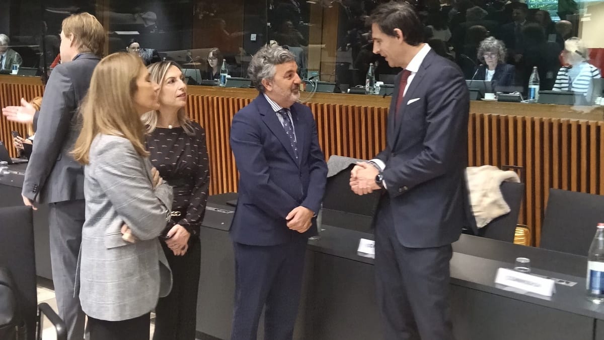 Consejo europeo de medio ambiente con delegados del Gobierno de Asturias
