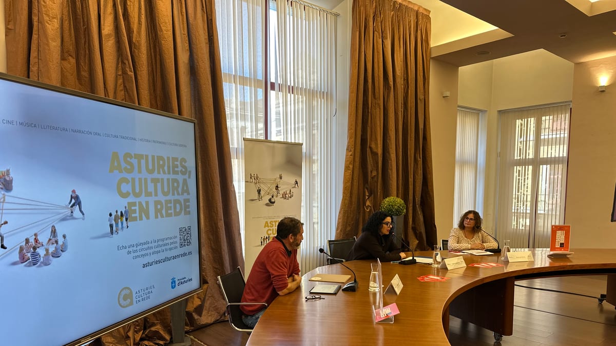 Logotipo renovado de Asturies, Cultura en Rede del Gobierno del Principado de Asturias