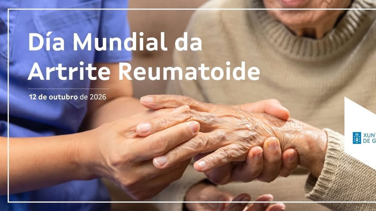 Cartel del Día Mundial de la Artritis Reumatoide de la Xunta de Galicia, 12 de octubre de 2026