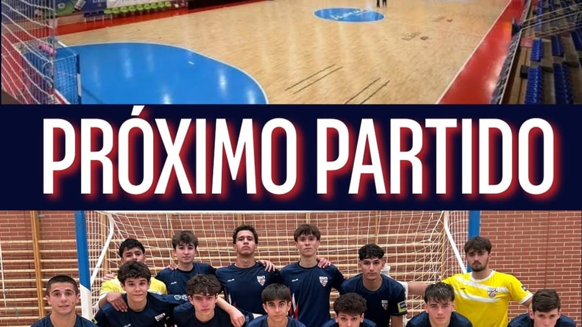 Cartel promocional del partido Athletic Móstoles vs Viña Albali Valdepeñas, División Honor juvenil, 1 de noviembre a las 12:15 horas en P.C.D. Virgen de la Cabeza