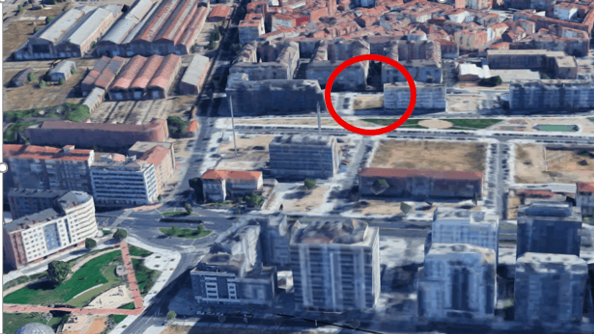 Vista aérea del área urbana de Valladolid donde se ubican los proyectos de construcción de viviendas aprobados