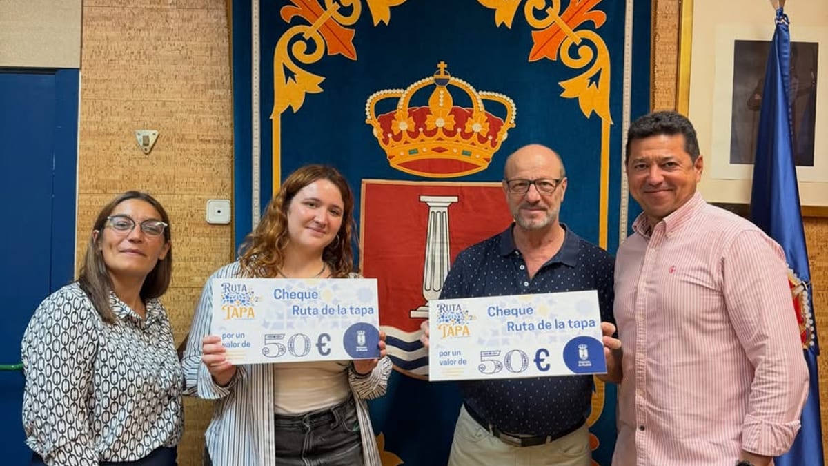 Cheques de 50 euros de la Ruta de la Tapa 2026 del Ayuntamiento de Humanes de Madrid
