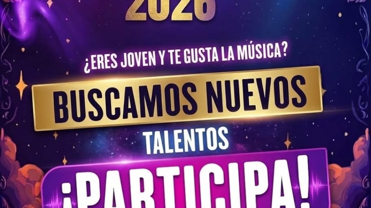 Cartel de Badafest 2026 con convocatoria para jóvenes talentos musicales de Badajoz