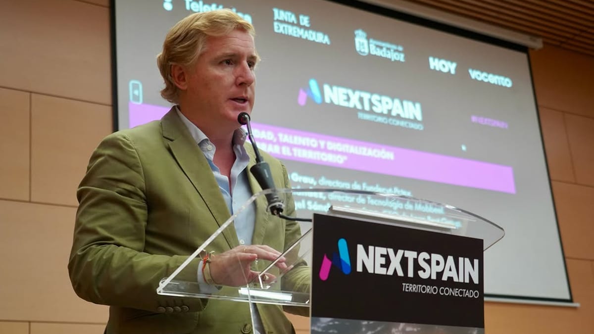 Foro Next Spain en Badajoz con representantes de la Junta de Extremadura, Vocento y Telefónica en la jornada sobre digitalización y cohesión territorial