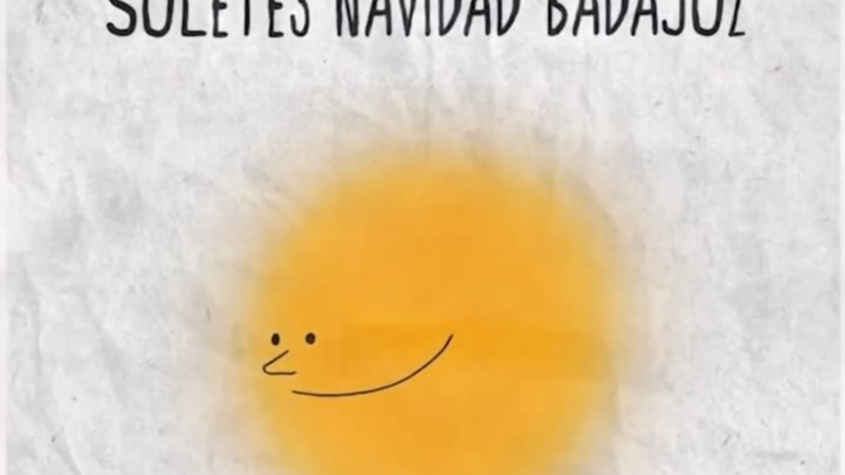 Cartel promocional de los Soletes Navidad 2026 en Badajoz, evento previsto para el 3 de diciembre