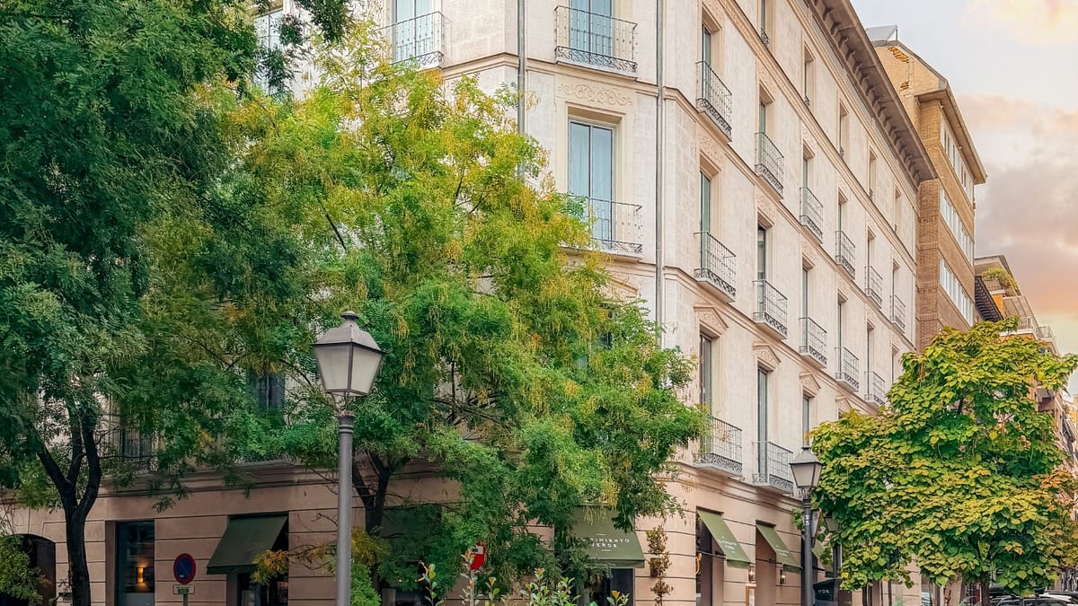 Vista del barrio de Salamanca en Madrid, uno de los espacios más elegantes de la capital