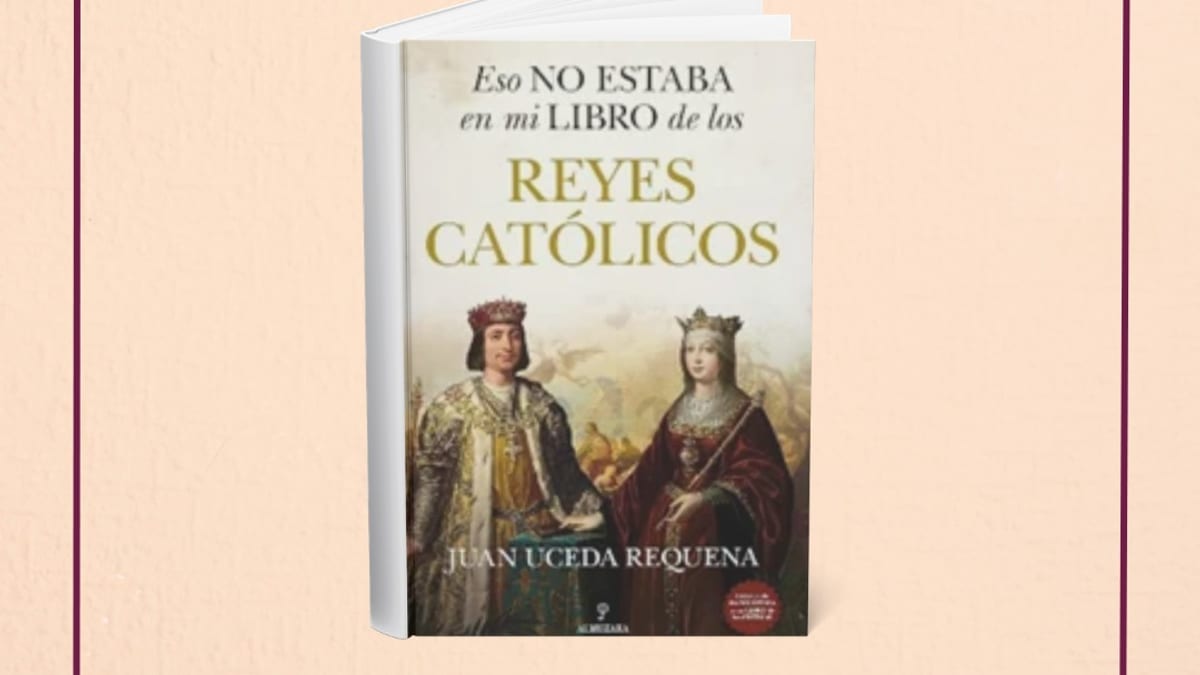Portada del libro Eso NO ESTABA en mi LIBRO de los Reyes Católicos de Juan Uceda Requena recomendado por la Biblioteca Municipal de Navalcarnero