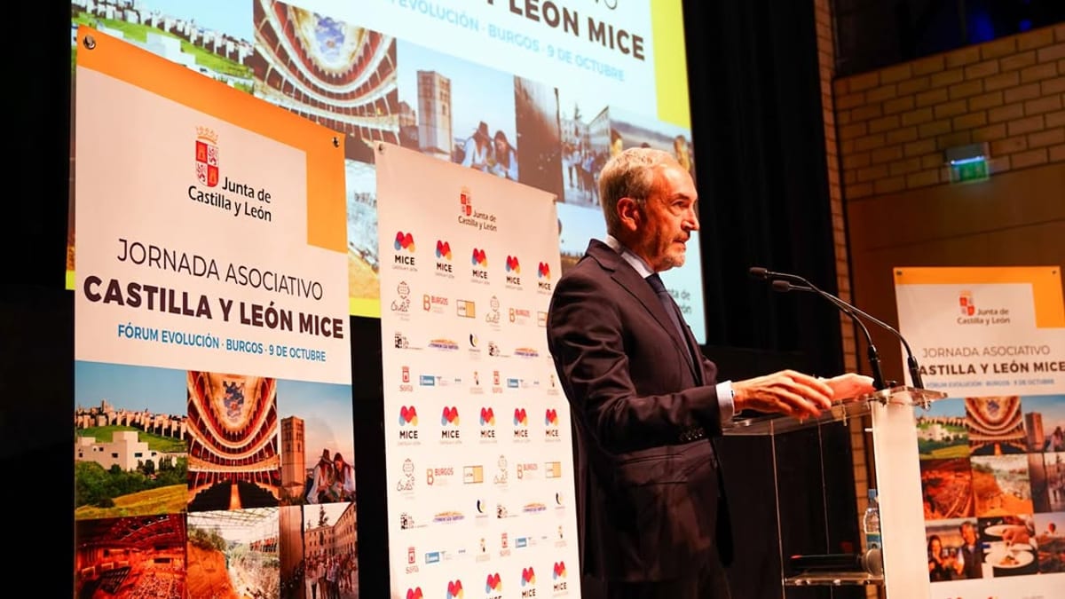 Alberto Díaz Pico en la Jornada Asociativo Castilla y León MICE celebrada en Burgos el 9 de octubre en Fórum Evolución