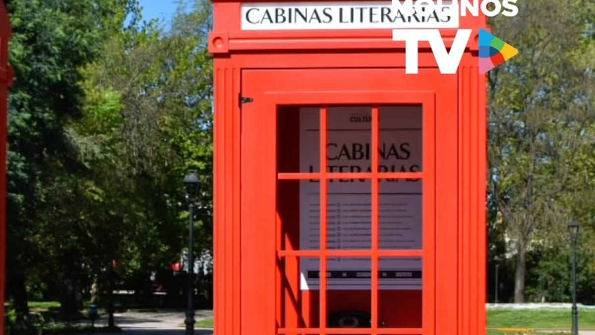 Cartel promocional de las Cabinas Literarias en Torremolinos, Plaza Costa del Sol, 24 de octubre