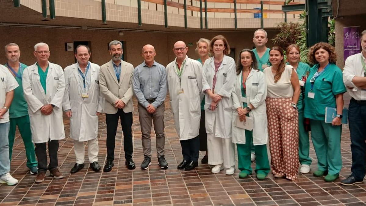Imagen de un trasplante de riñón de donante vivo cruzado en el Complejo Hospitalario Universitario de Canarias