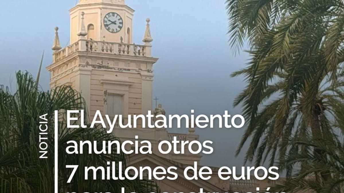 Anuncio del Ayuntamiento de Cádiz sobre 7 millones de euros para construcción de viviendas en la ciudad