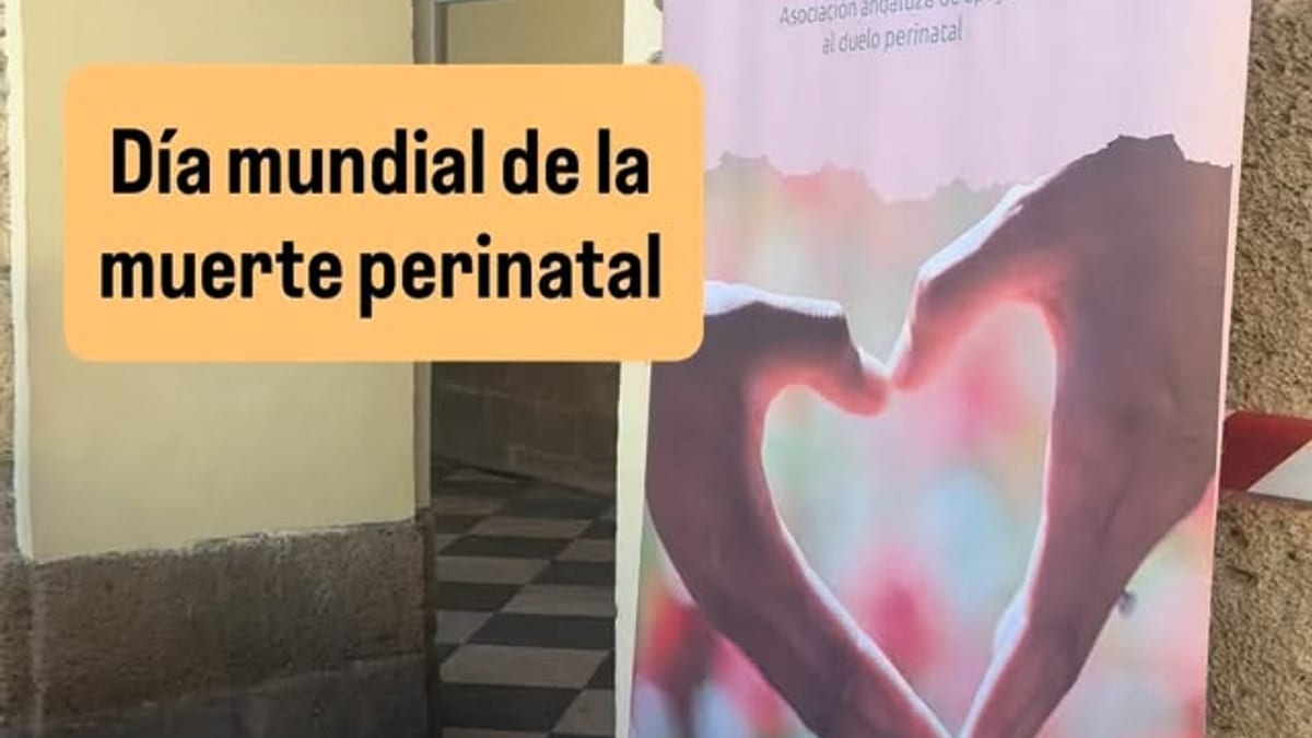 Cartel del Día mundial de la muerte perinatal con la asociación MATRIOSKAS
