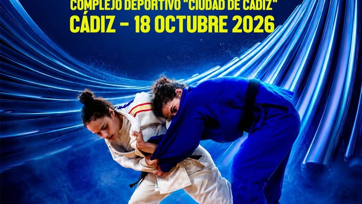 Cartel del Ranking de Andalucía Cadete de judo en el Complejo Deportivo Ciudad de Cádiz, 18 de octubre de 2026