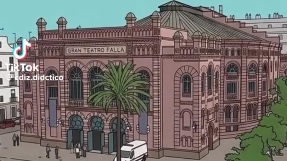 Publicación en redes sociales que describe a Cádiz como perla de Andalucía