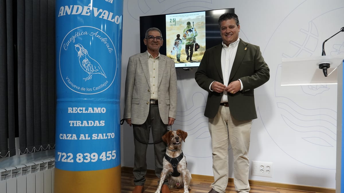 Campeonato de caza menor con perro en la finca Huerto Ramírez de la Diputación de Huelva con participantes de categorías veterano y junior