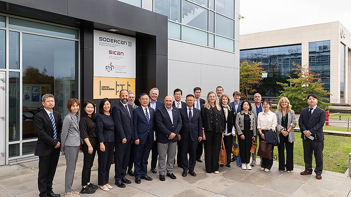Presentación del centro logístico de La Pasiega ante delegación de China en reunión de SODERCAN